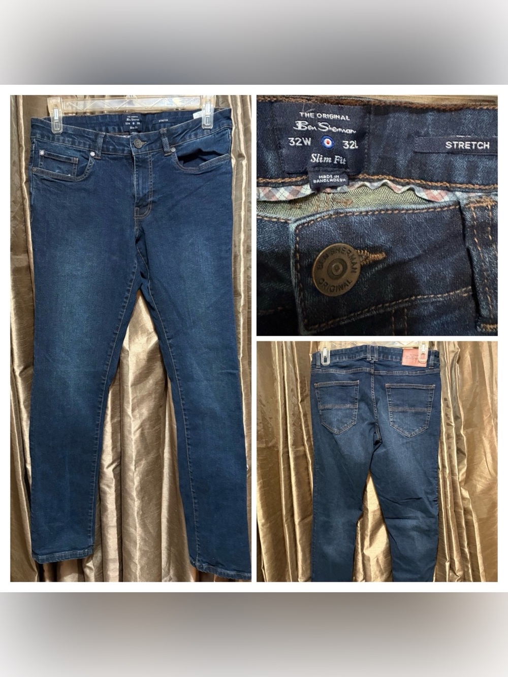 Ben Sherman Slim Fit Jeans - Dark Blue NWOT #2000
